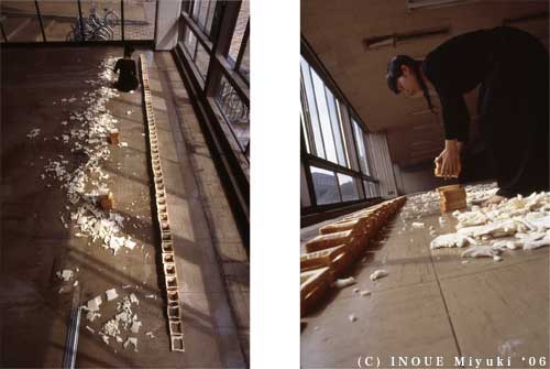 Freshly Torn Bread Arranged